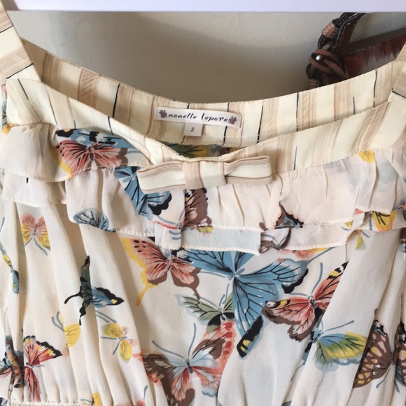 Amazing Nanette Lepore 100%Silk Bow Front Tunic 2! - Picture 3 of 8